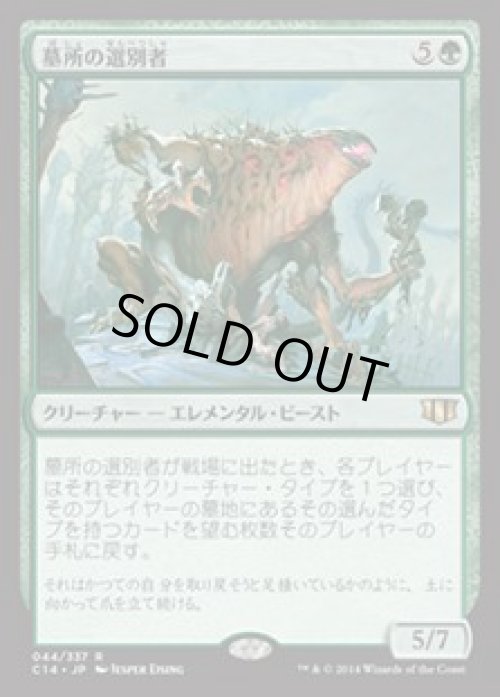 画像1: 墓所の選別者