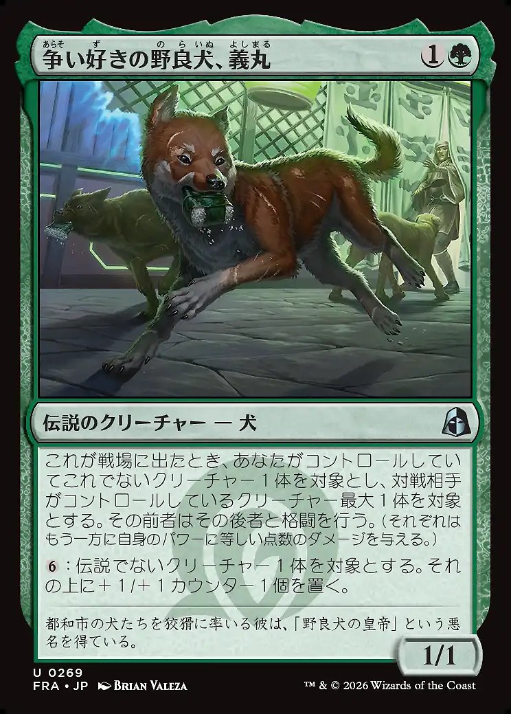 画像1: 争い好きの野良犬、義丸
